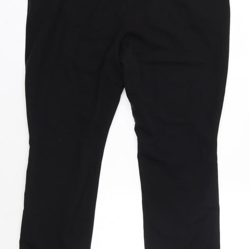 Matalan Womens Black  Polyester Dress Pants Trousers Size 16 L27 in Regular