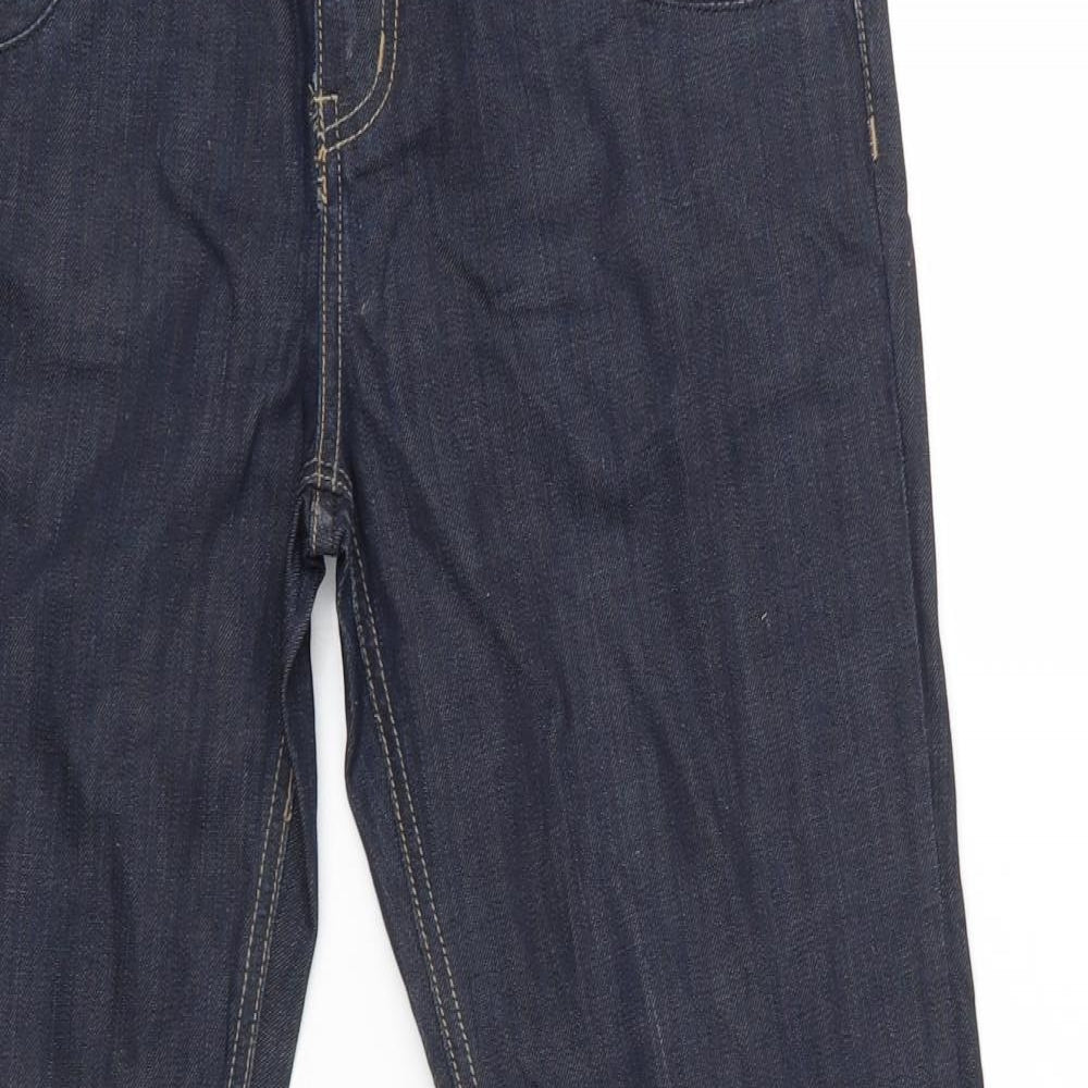 Yes Yes Womens Blue  Cotton Straight Jeans Size 14 L28 in Regular