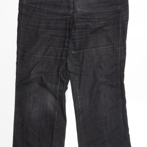 Gerry Weber Womens Black  Cotton Straight Jeans Size 16 L27 in Regular