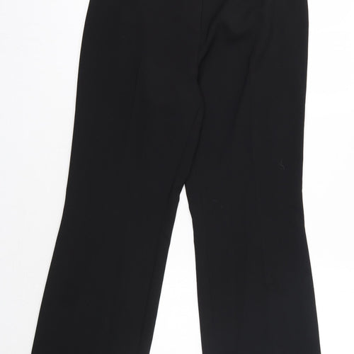 Matalan Womens Black  Polyester Dress Pants Trousers Size 12 L27 in Regular