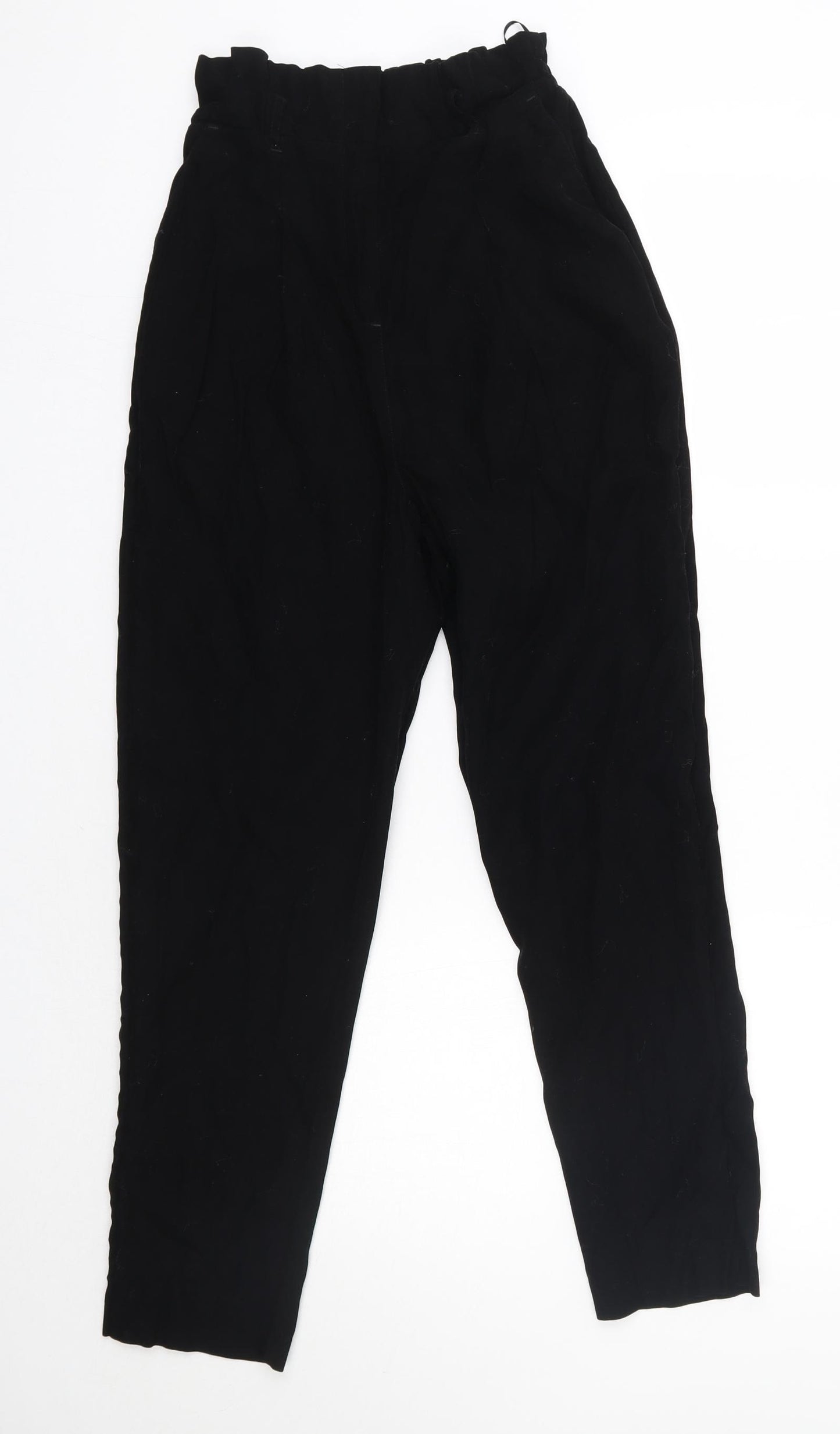 New Look Womens Black  Viscose Trousers  Size 10 L26 in Regular