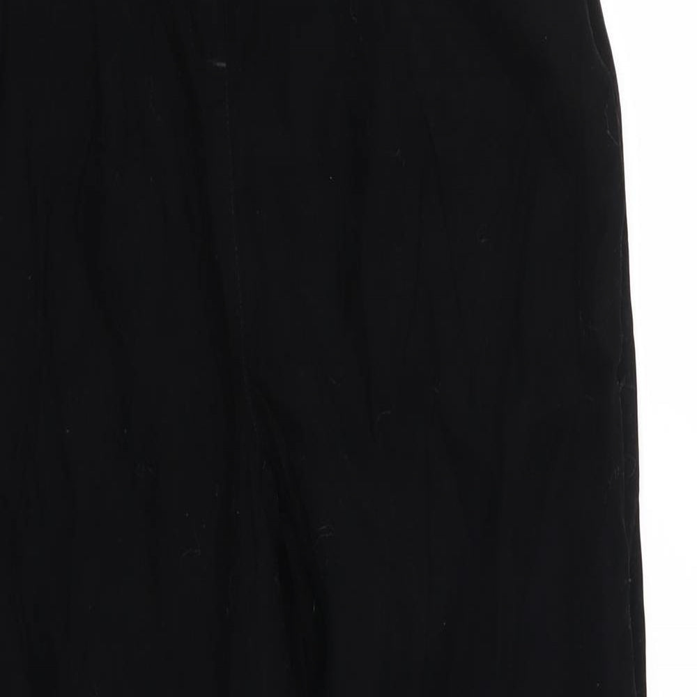 New Look Womens Black  Viscose Trousers  Size 10 L26 in Regular