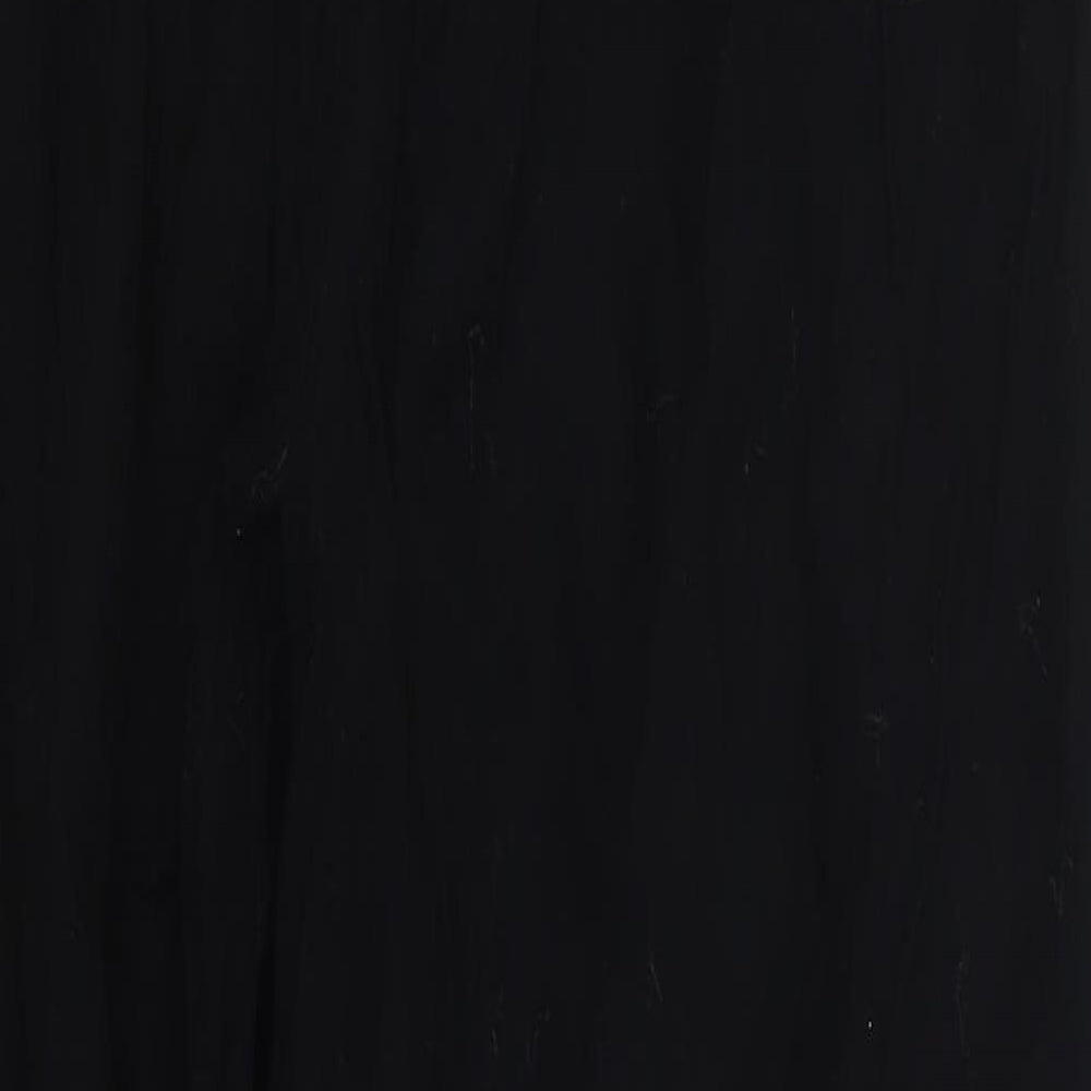 New Look Womens Black  Viscose Trousers  Size 10 L26 in Regular