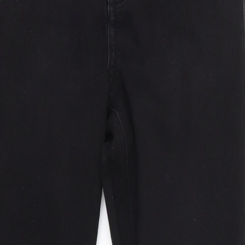 Primark Womens Black  Cotton Skinny Jeans Size 12 L25 in Regular