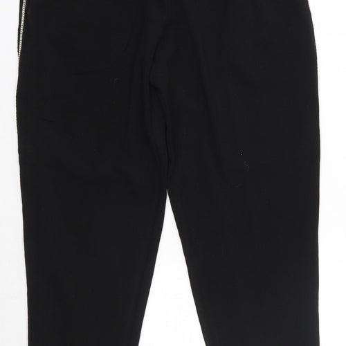 Studio Womens Black  Polyester Dress Pants Trousers Size 14 L27 in Regular