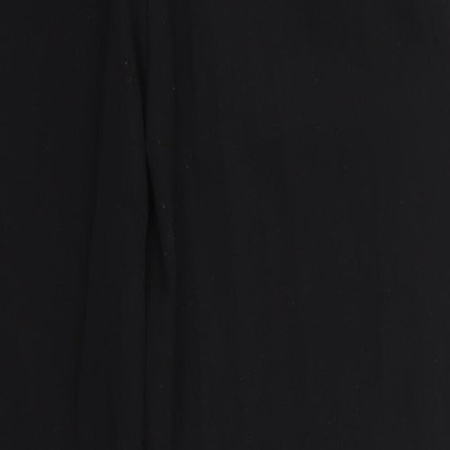 Studio Womens Black  Polyester Dress Pants Trousers Size 14 L27 in Regular