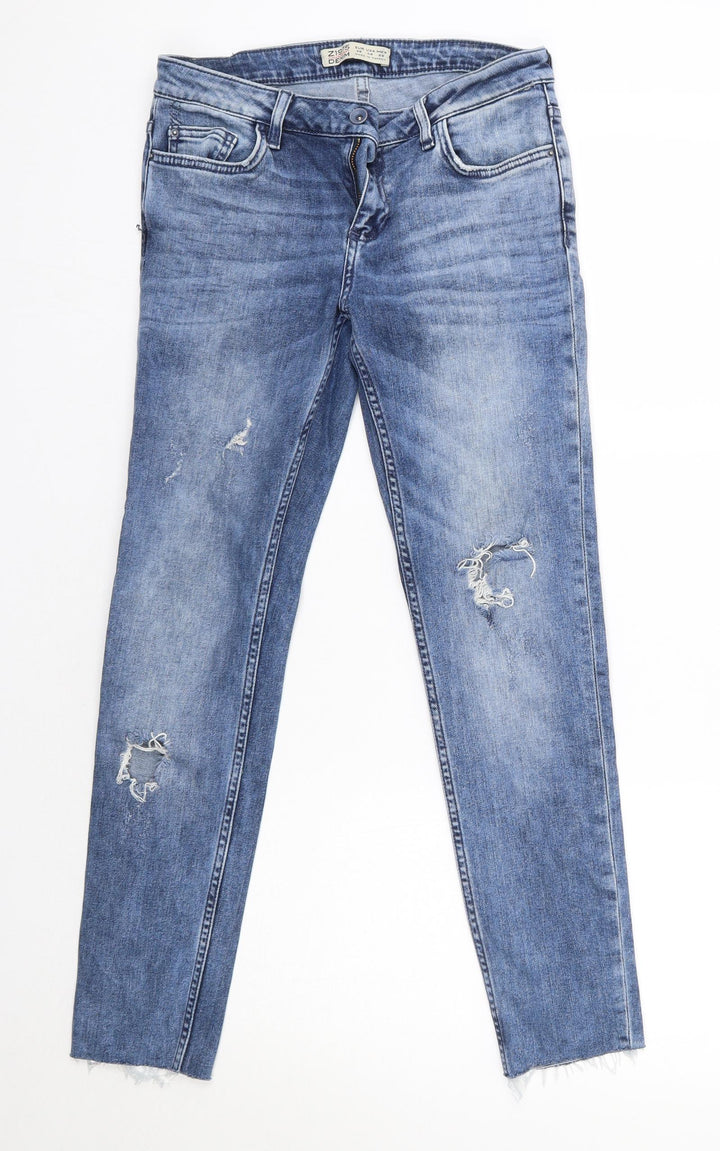 Z1976 Denim Womens Blue Cotton Skinny Jeans Size 8 L27 in Regular