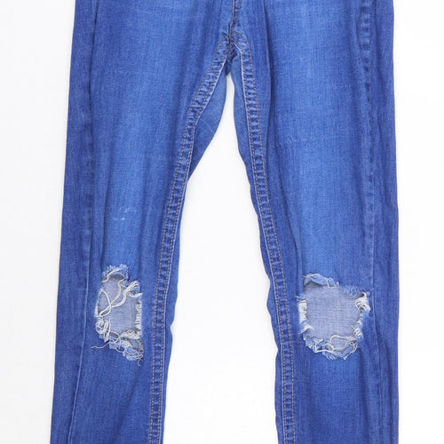 Born Belief Womens Blue  Cotton Skinny Jeans Size 6 L27 in Regular