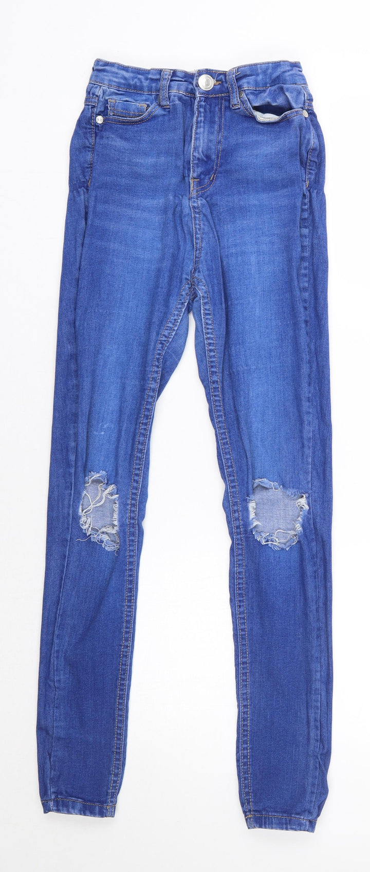 Born Belief Womens Blue  Cotton Skinny Jeans Size 6 L27 in Regular