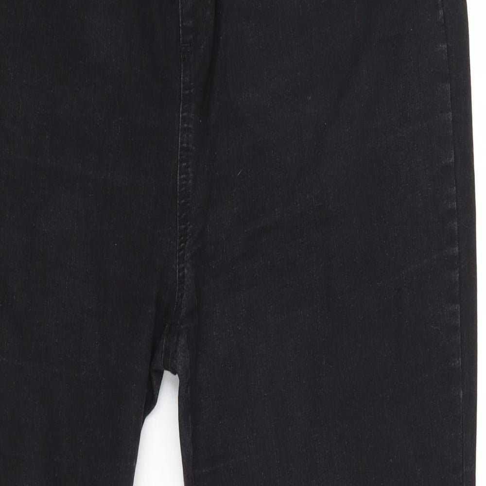 Avon Womens Black  Cotton Jegging Jeans Size 18 L29 in Regular