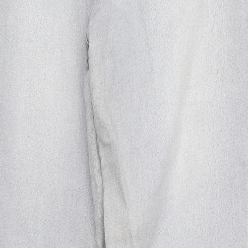 Matalan Womens Grey  Cotton Skinny Jeans Size 10 L28 in Regular