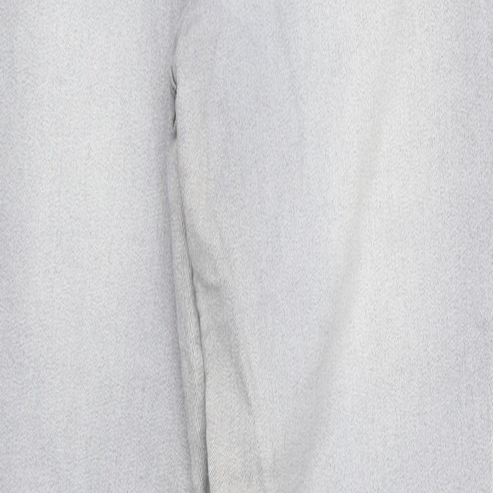 Matalan Womens Grey  Cotton Skinny Jeans Size 10 L28 in Regular