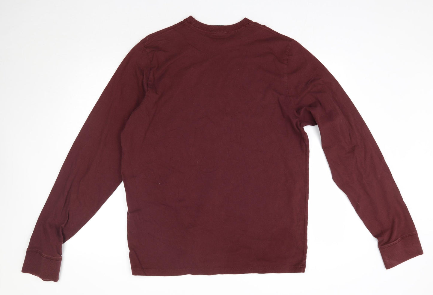 Abercrombie & Fitch Mens Red  Cotton  T-Shirt Size XL Round Neck