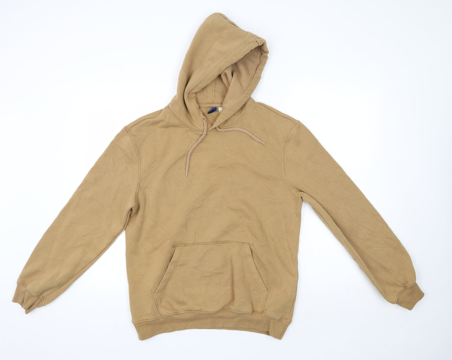 H&M Mens Brown  Cotton Pullover Hoodie Size S