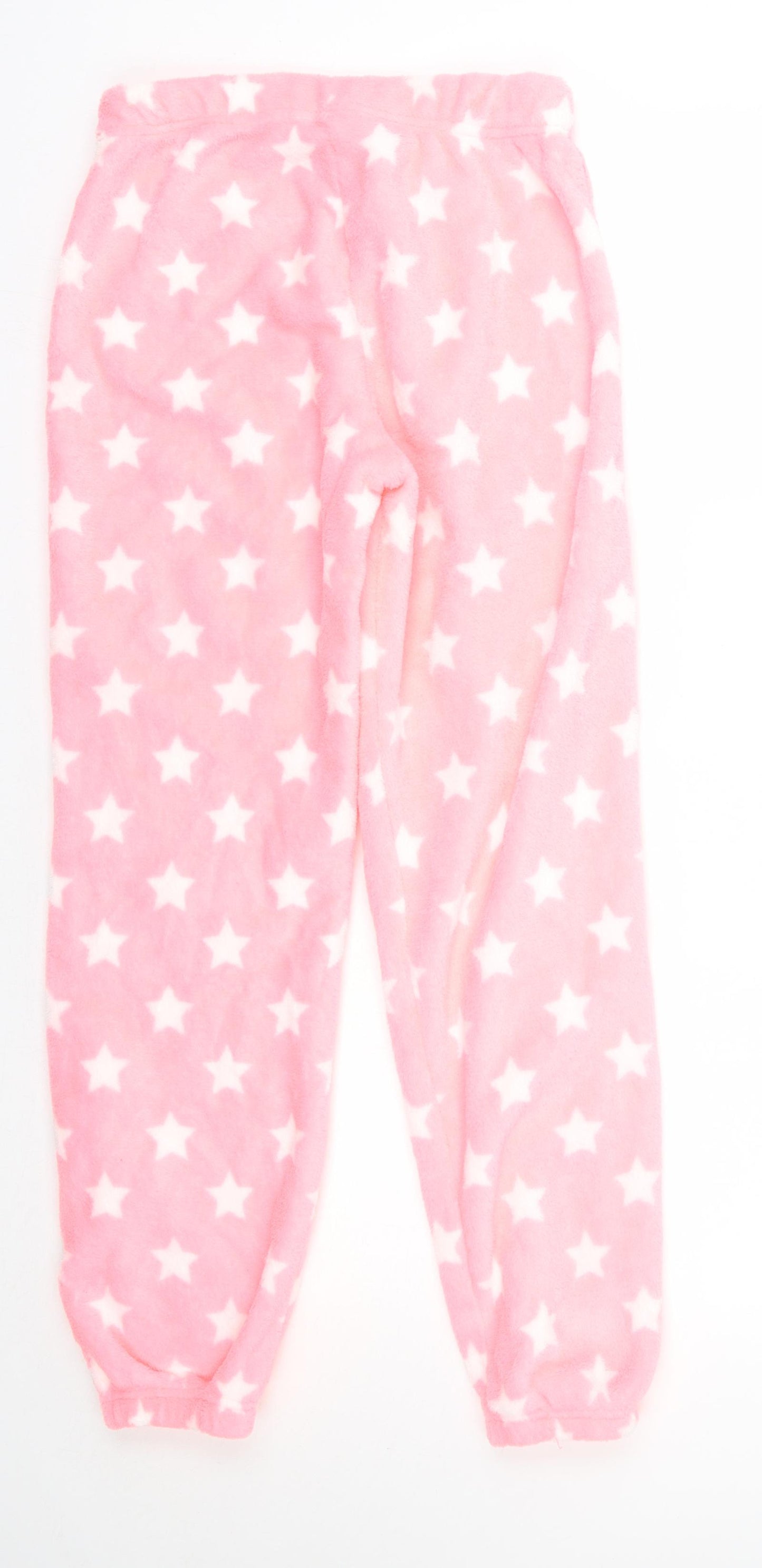 Time to dream Womens Pink Solid Polyester Top Pyjama Pants Size 8