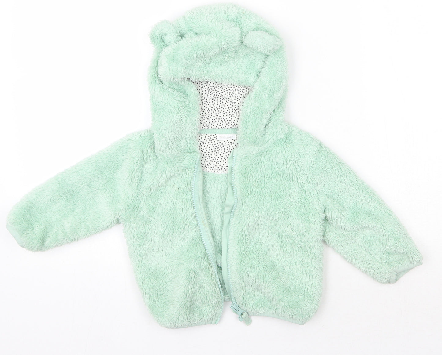 NEXT Baby Green  Polyester Full Zip Jumper Size 12-18 Months
