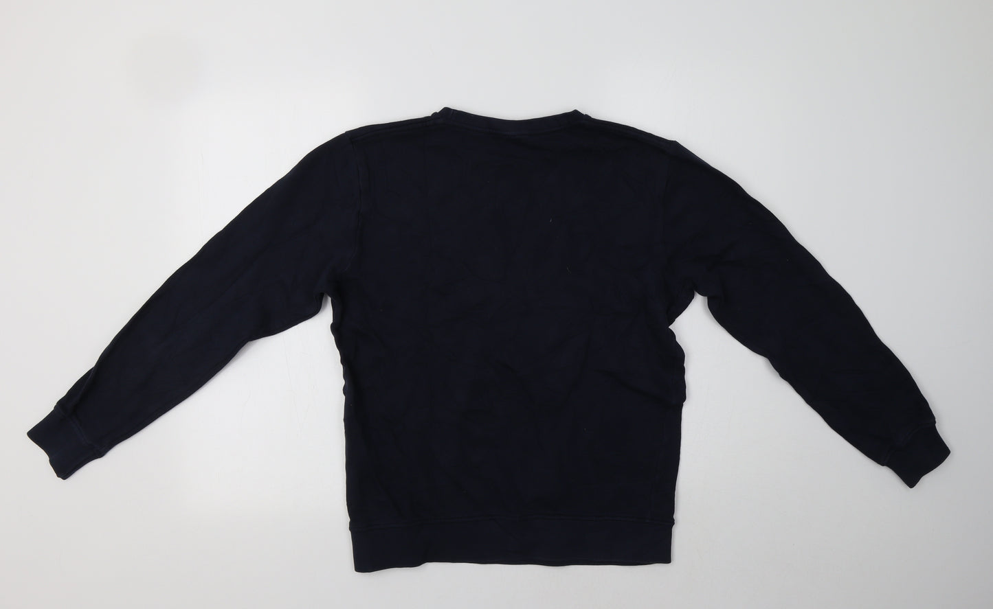 Tres Bien Womens Blue  Cotton Pullover Sweatshirt Size S