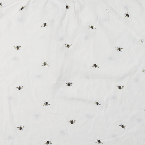 Joules Womens White   Basic Blouse Size 18 V-Neck - Bee Print