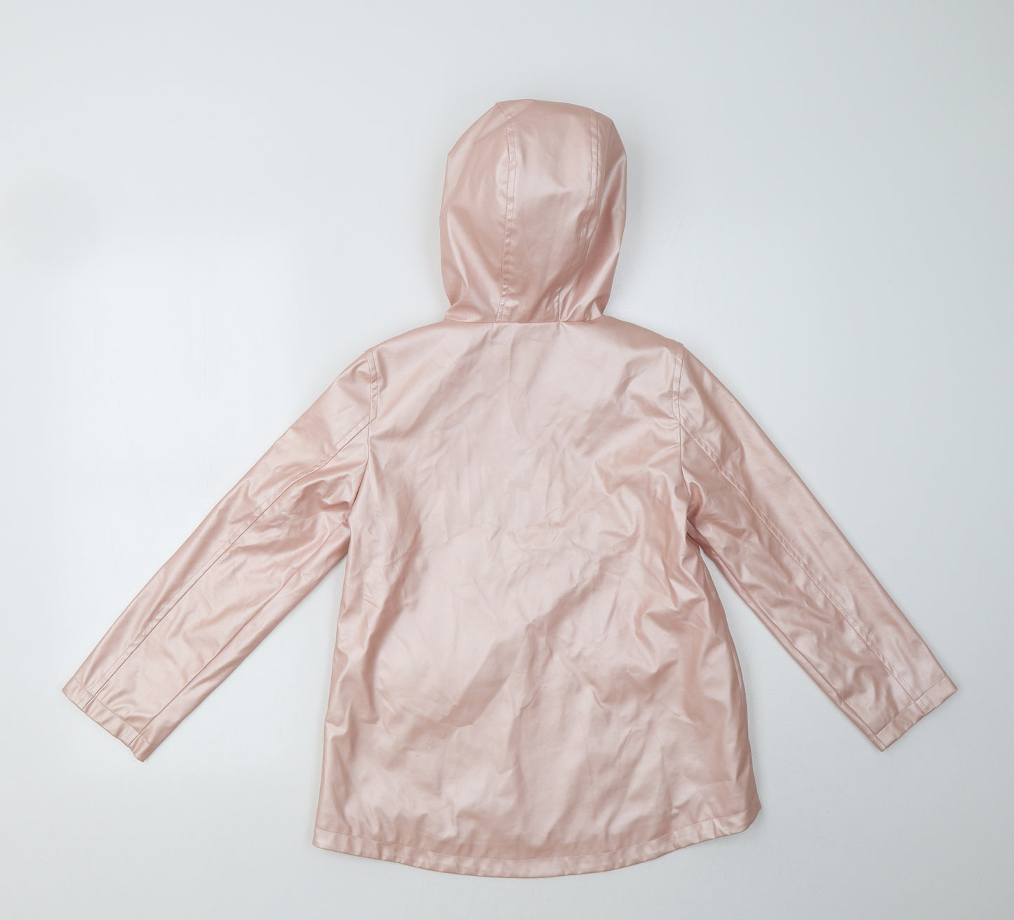 F&F Girls Pink   Overcoat Coat Size 8-9 Years