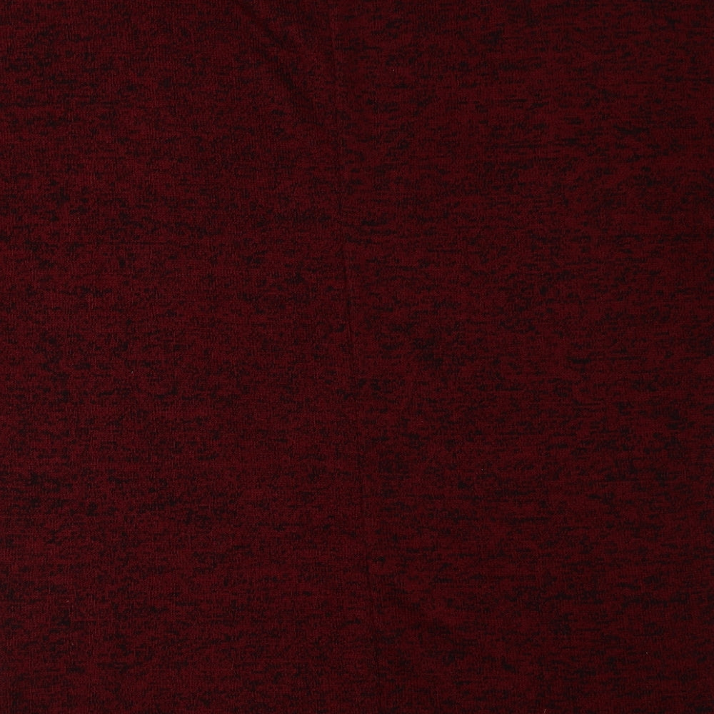 Love Yours Womens Red Round Neck  Polyester Pullover Jumper Size 16