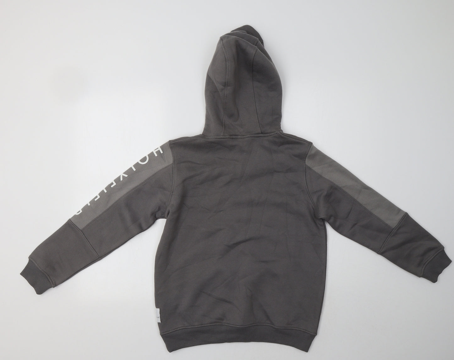 Holyfield Girls Grey  Cotton Pullover Hoodie Size 10-11 Years