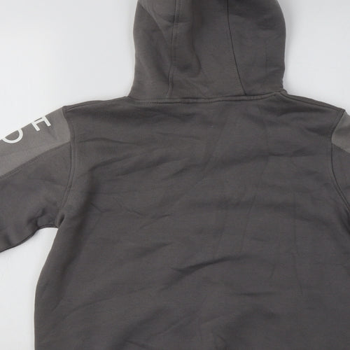Holyfield Girls Grey  Cotton Pullover Hoodie Size 10-11 Years