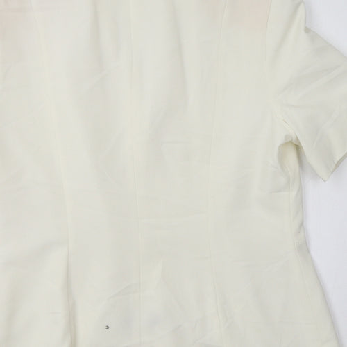 Dorothy Perkins Womens Ivory   Jacket Blazer Size 14