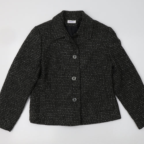 Damart Womens Grey   Jacket Blazer Size 14