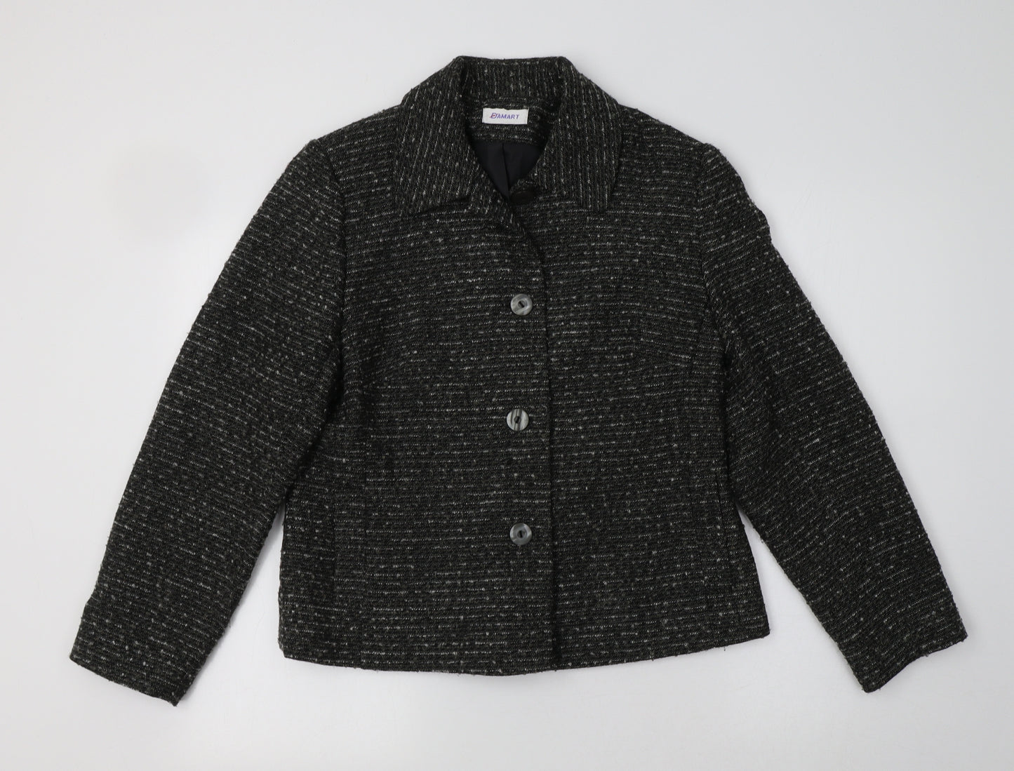 Damart Womens Grey   Jacket Blazer Size 14