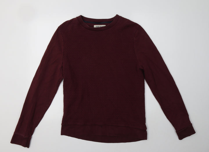 River Island Womens Purple  Cotton Pullover Hoodie Size M