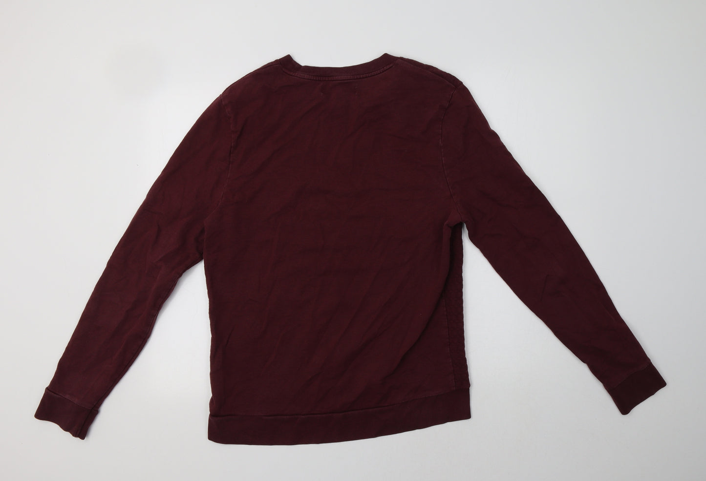 River Island Womens Purple  Cotton Pullover Hoodie Size M