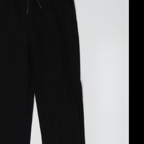 Primark Boys Black  Cotton Jogger Trousers Size 12-13 Years  Regular