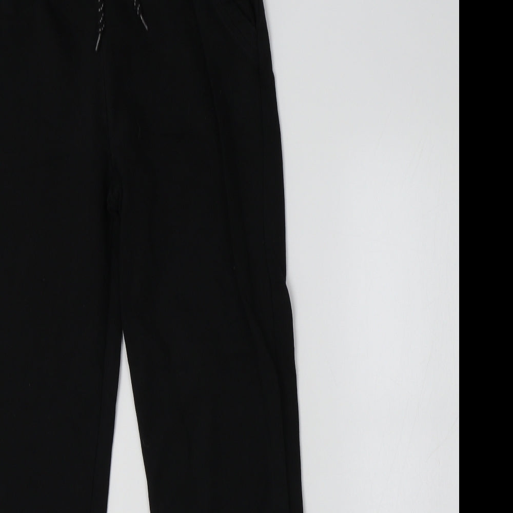 Primark Boys Black  Cotton Jogger Trousers Size 12-13 Years  Regular
