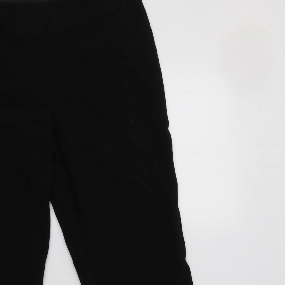 NEXT Womens Black  Polyester Dress Pants Trousers Size 12 L26 in Regular