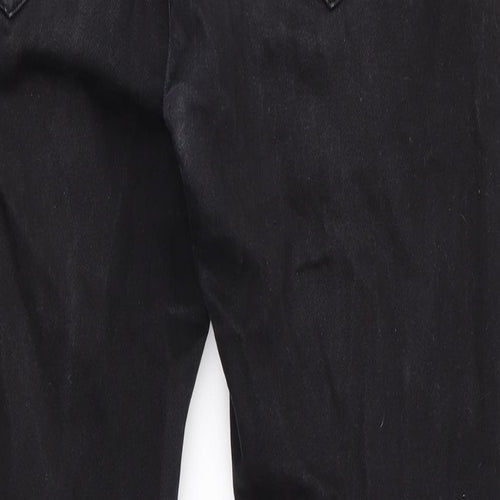 Denim Co Mens Black  Cotton Skinny Jeans Size 32 in L27 in Regular