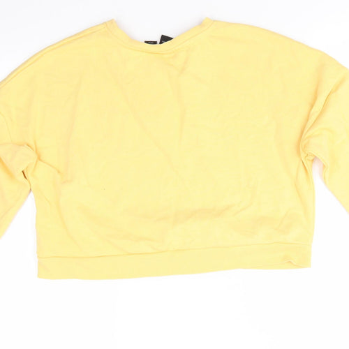 Disney at Primark Girls Yellow Animal Print Cotton Pullover Sweatshirt Size 10-11 Years   - Mickey Mouse 1928