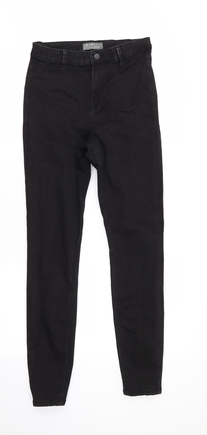 Denim Co Womens Black Cotton Skinny Jeans Size 12 L28 in Regular