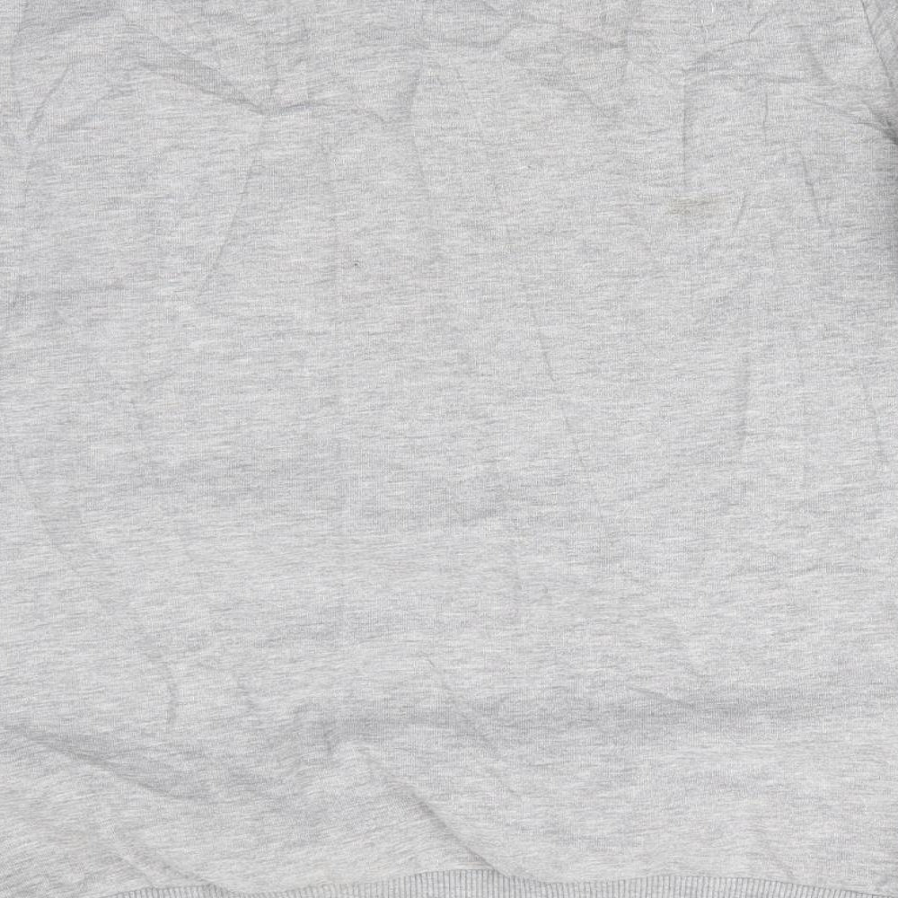 Hype Kids Girls Grey  Cotton Pullover Sweatshirt Size 13 Years   - Hype