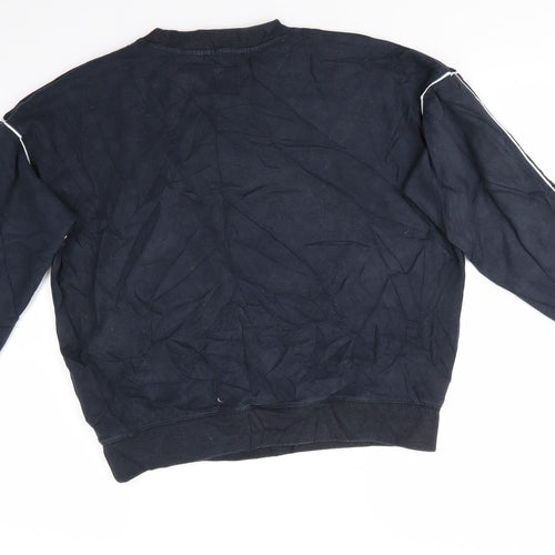 Jack Wills Womens Blue  Cotton Pullover Sweatshirt Size 8   - Wills Salcombe