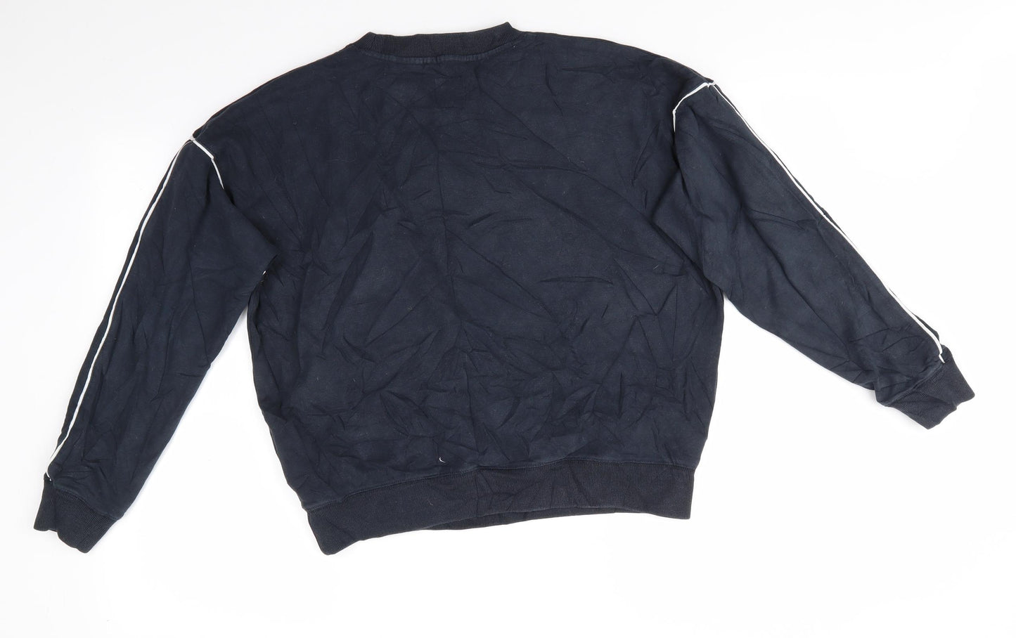 Jack Wills Womens Blue  Cotton Pullover Sweatshirt Size 8   - Wills Salcombe