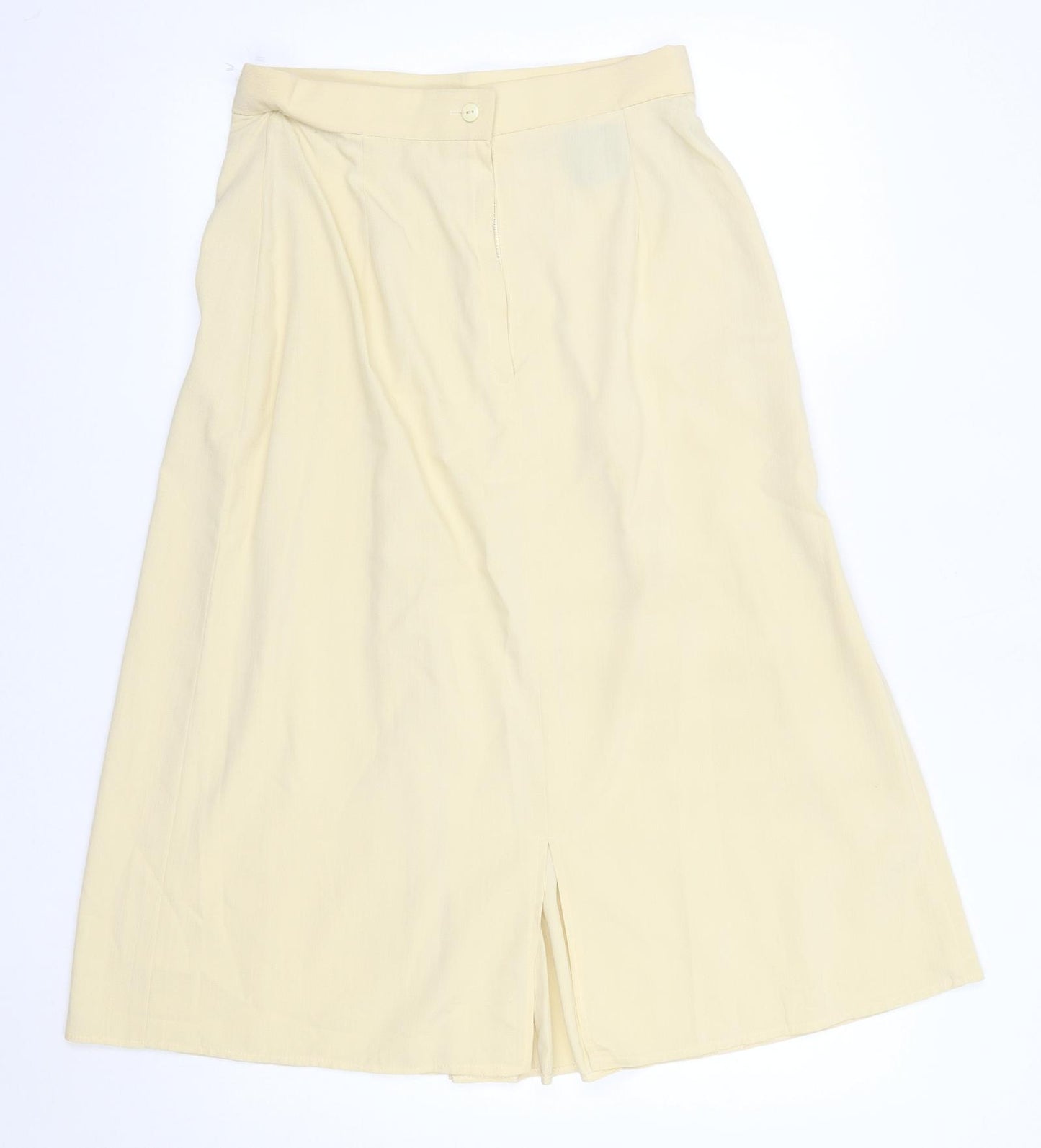 Your Sixth Sense Womens Yellow  Viscose A-Line Skirt Size 14