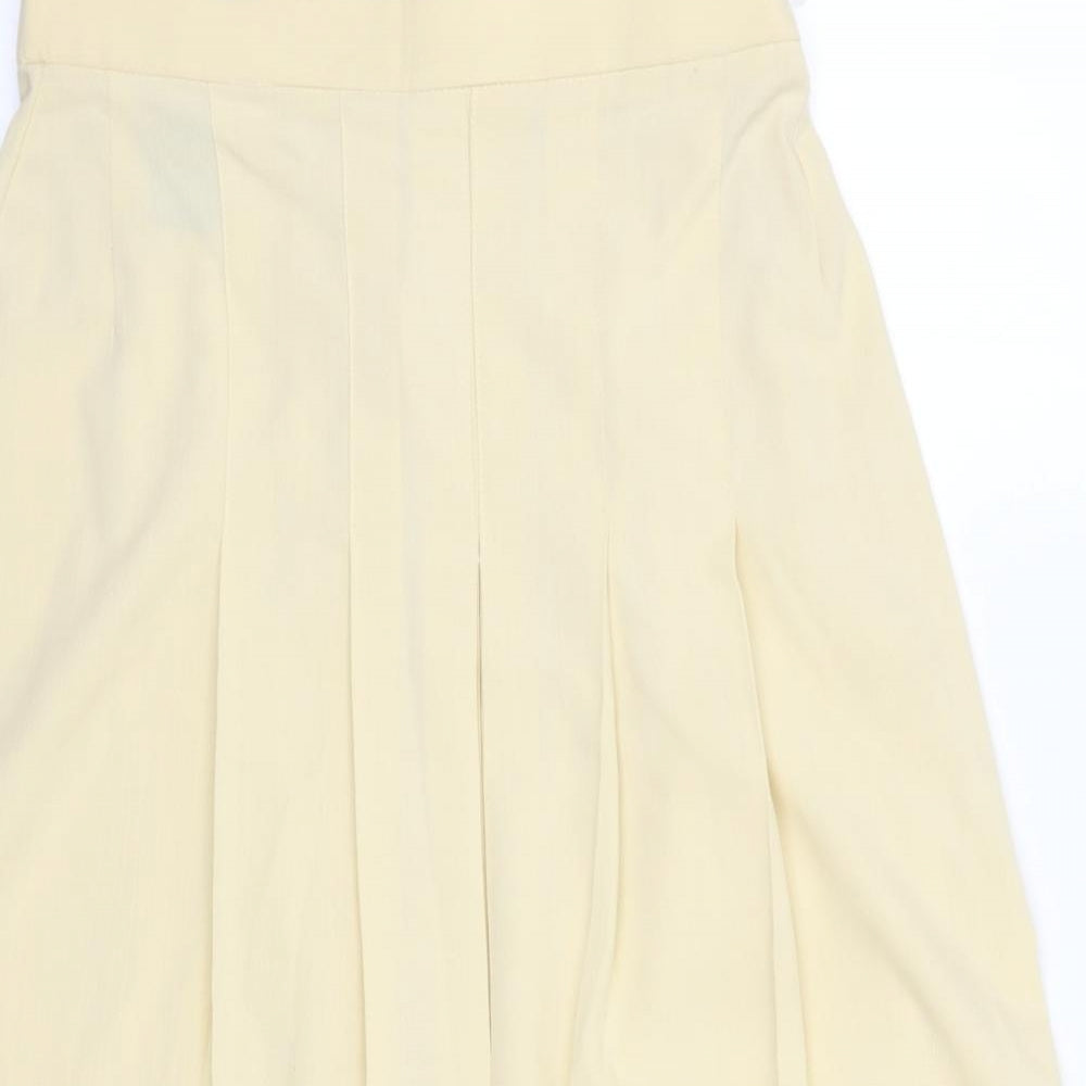 Your Sixth Sense Womens Yellow  Viscose A-Line Skirt Size 14