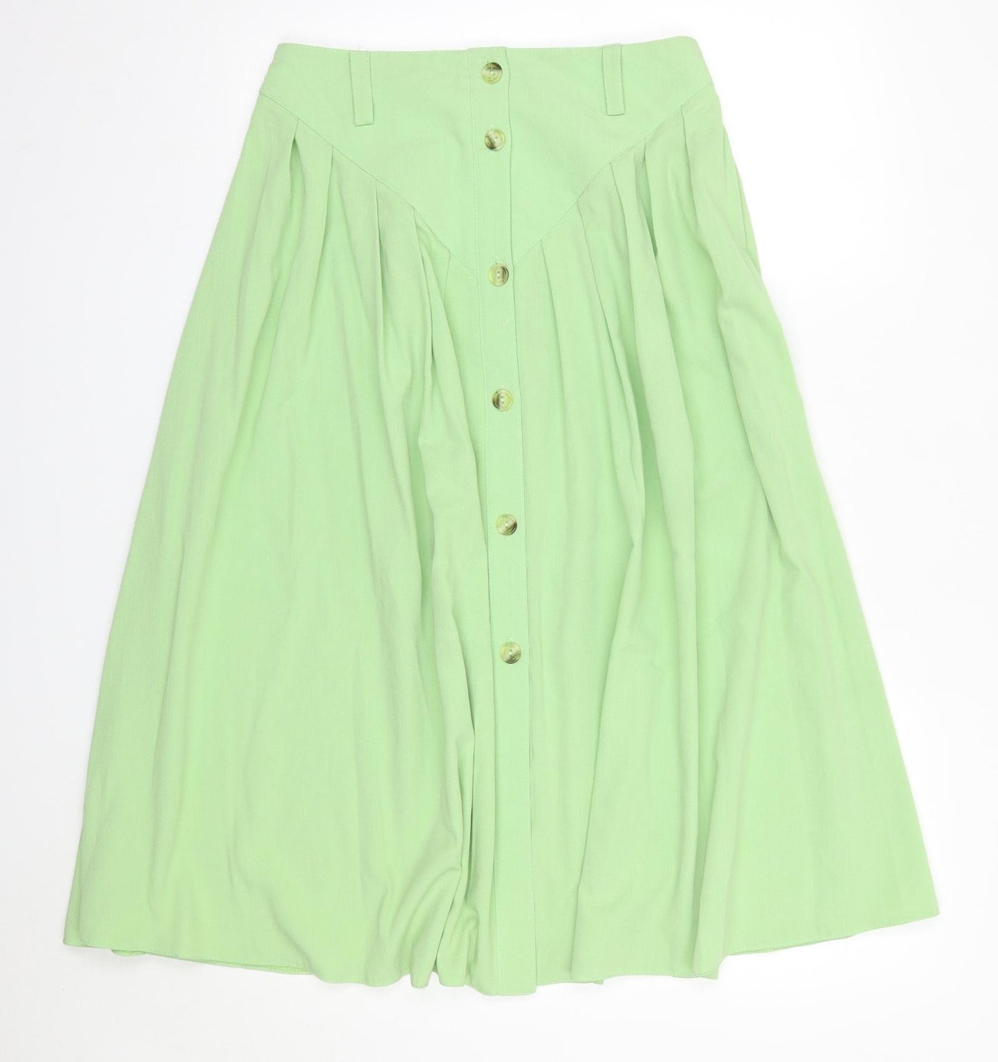 Your Sixth Sense Womens Green  Polyester A-Line Skirt Size 16