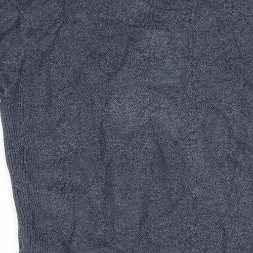 NEXT Mens Blue Round Neck  Cotton Pullover Jumper Size L