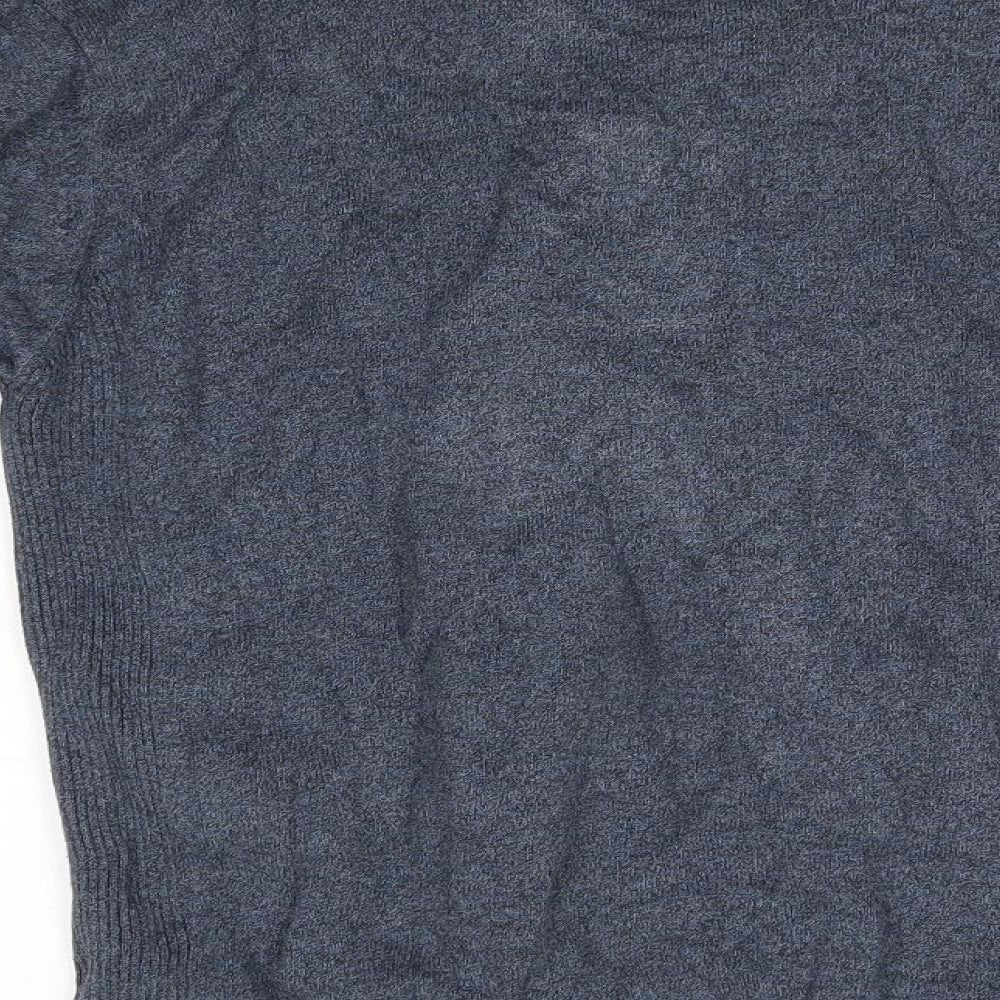 NEXT Mens Blue Round Neck  Cotton Pullover Jumper Size L