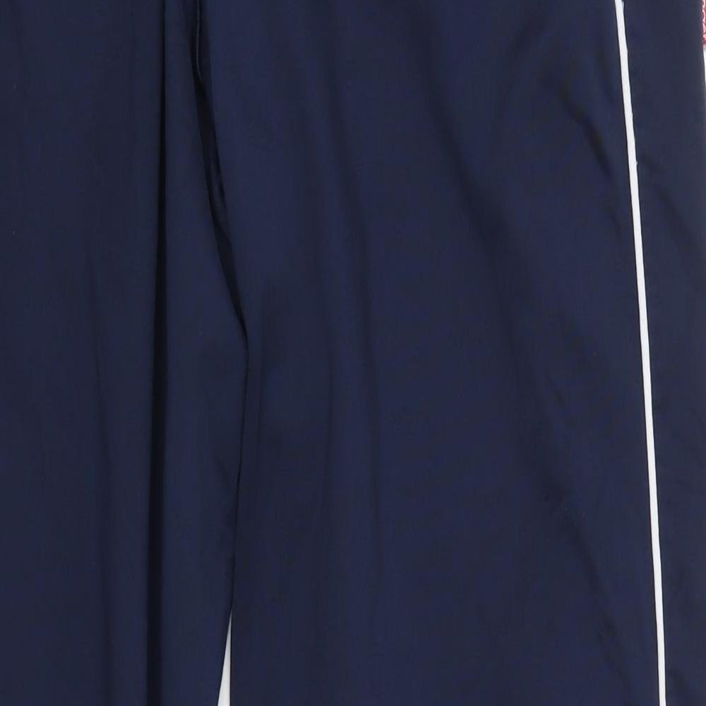 Slazenger Mens Blue  Polyester Jogger Trousers Size L L28 in Regular