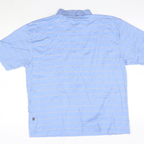 Wolsey Mens Blue  100% Cotton  Polo Size L Collared