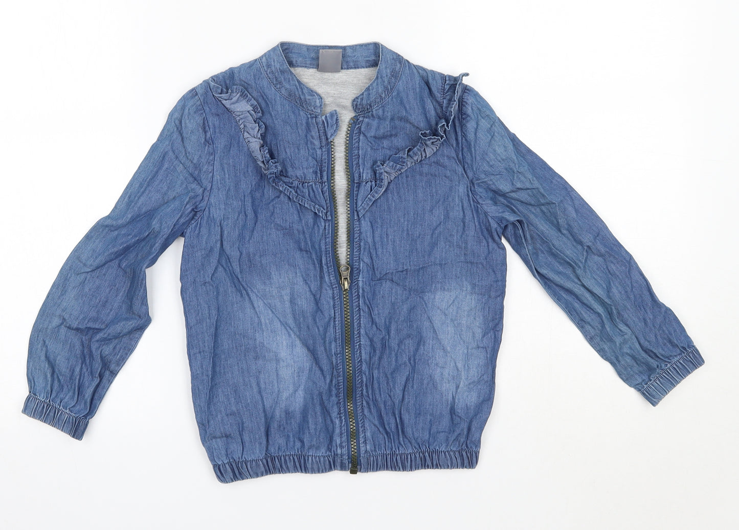 Little Kids Girls Blue   Jacket  Size 5-6 Years