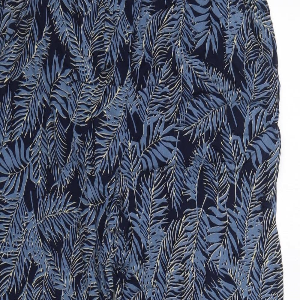 Isle Womens Blue  Viscose Trousers  Size 12 L26 in Regular