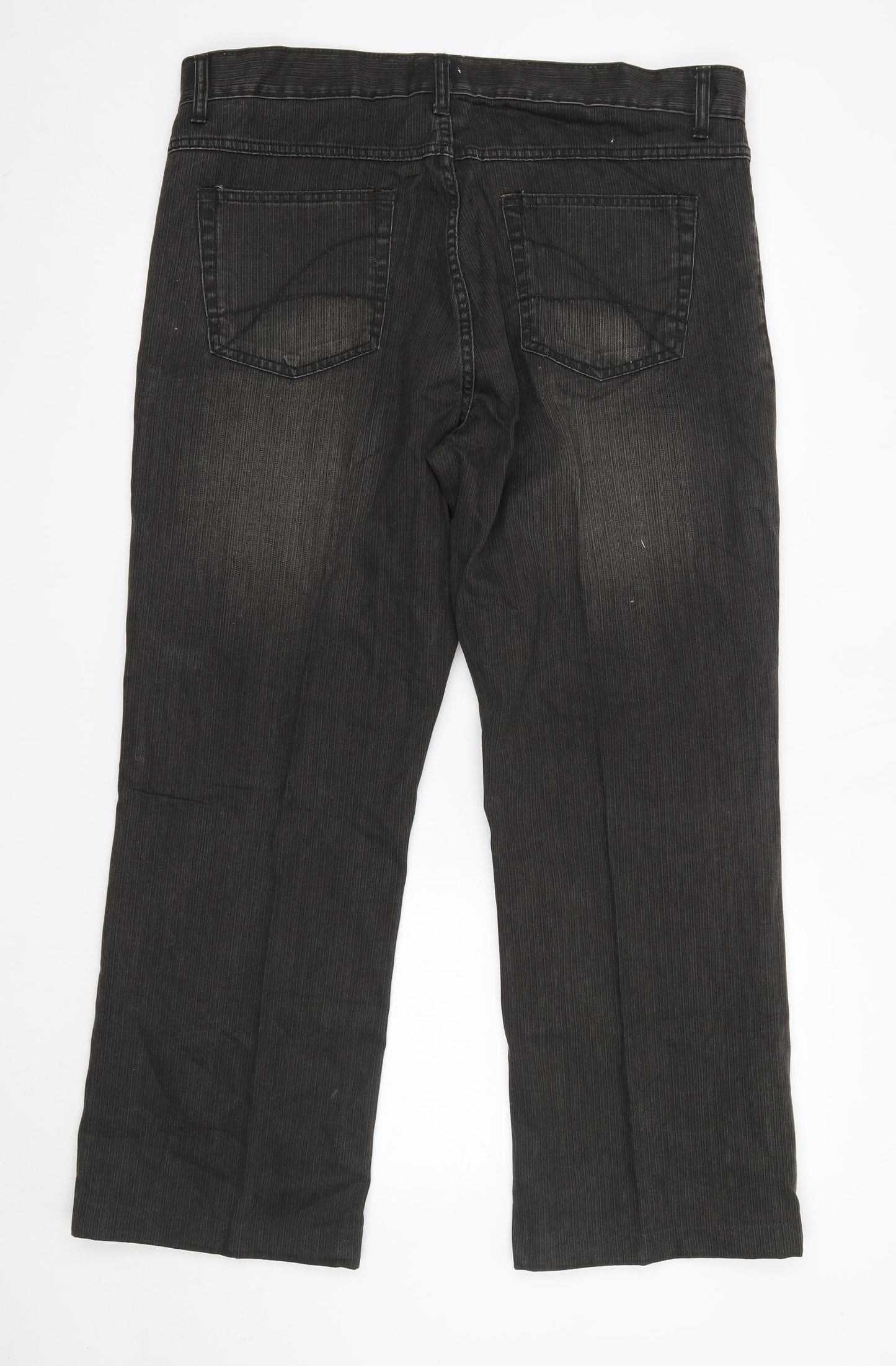 Urban Spirit Mens Brown  Cotton Straight Jeans Size 38 in L28 in Regular